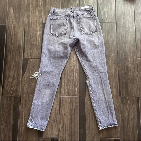 GRLFRND Karolina High Rise Skinny Crop Jeans Destroyed in You Got the Look Sz 27 - Picture 5 of 9